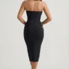 Nika Cut-Out Halterneck Bodycon Midaxi-kjole i svart