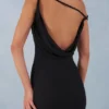 Nivara One-Shoulder Maxikjoler i svart