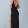 Nivara One-Shoulder Maxikjoler i svart