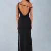 Nivara One-Shoulder Maxikjoler i svart
