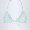 Noia Micro Triangle Bikini Top i blå blomster
