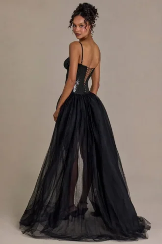Odette Premium Tulle Skjørt i svart
