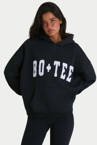 Oversized hettegenser  i svart
