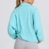 Oversized treningsjakke i aqua