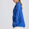 Oversized treningsjakke i kobolt