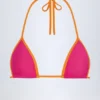 Paita trekantet bikinitopp i fuchsia
