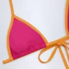 Paita trekantet bikinitopp i fuchsia
