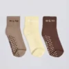 Pilates-sokkepakke i Mocha Multi