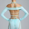 Pixie Embellished Cropped Shrug i isblå