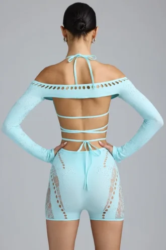 pixie embellished cropped shrug i isbl 2 330x495 - Pixie Embellished Cropped Shrug i isbl&aring;