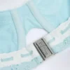 Ravello broderie anglaise-bikinitopp med bøyle i balkongmodell i pudderblått