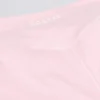 Rynkede minishorts i blekrosa melert