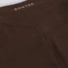 Rynkede minishorts i pekannøttmarmor