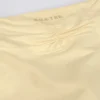 Rynkede minishorts i sitronmarmor