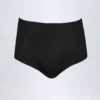 Sabrine Slinky Jersey Hot Pants med lav midje i svart