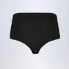 Sabrine Slinky Jersey Hot Pants med lav midje i svart