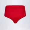 Sabrine Slinky Jersey Hotpants med lav midje i Fire Red