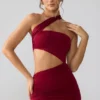 Shyla Slinky Jersey Ruched Cut Out Minikjoler i Ruby