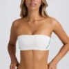 Soft Active bandeau-sport-BH i hvit