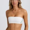 Soft Active bandeau-sport-BH i hvit