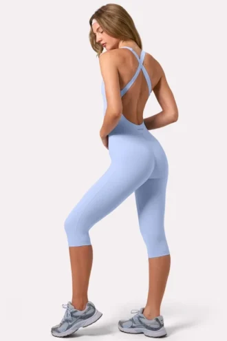 Soft Active Capri-jumpsuit i Sky