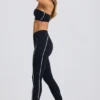 Soft Active Contrast-leggings i svart