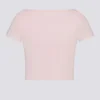 Soft Active crop-top med hjertehals i ballettrosa