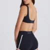 Soft Active kontrast-minishorts i svart