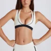 Soft Active lagdelt sports-BH i elfenben