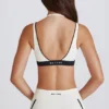 Soft Active lagdelt sports-BH i elfenben