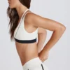 Soft Active lagdelt sports-BH i elfenben