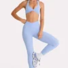 Soft Active leggings i full lengde i fargen Sky