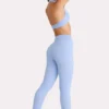 Soft Active leggings i full lengde i fargen Sky