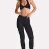 Soft Active leggings i full lengde i svart