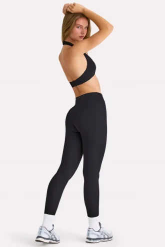 Soft Active leggings i full lengde i svart