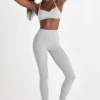 Soft Active-leggings i grå melert