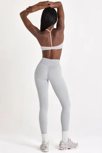 Soft Active-leggings i grå melert