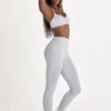 Soft Active-leggings i grå melert