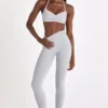 Soft Active-leggings i grå melert