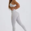 Soft Active leggings med middels høy midje i grått