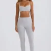 Soft Active leggings med middels høy midje i grått