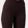 Soft Active-leggings med rynker i fargen Espresso