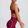 Soft Active minishorts i burgunder