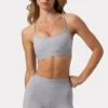 Soft Active minishorts i grå melert