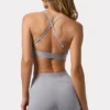 Soft Active minishorts i grå melert