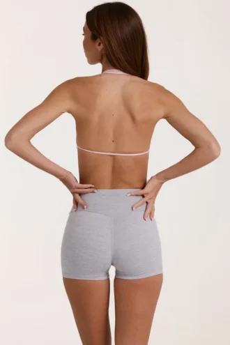 Soft Active minishorts i grå melert