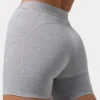 Soft Active minishorts i grå melert