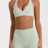 Soft Active minishorts i salvie melert