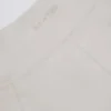 Soft Active minishorts med lommer og V-formet midje i krem