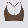 Soft Active Racerback Sports Bra i Cocoa